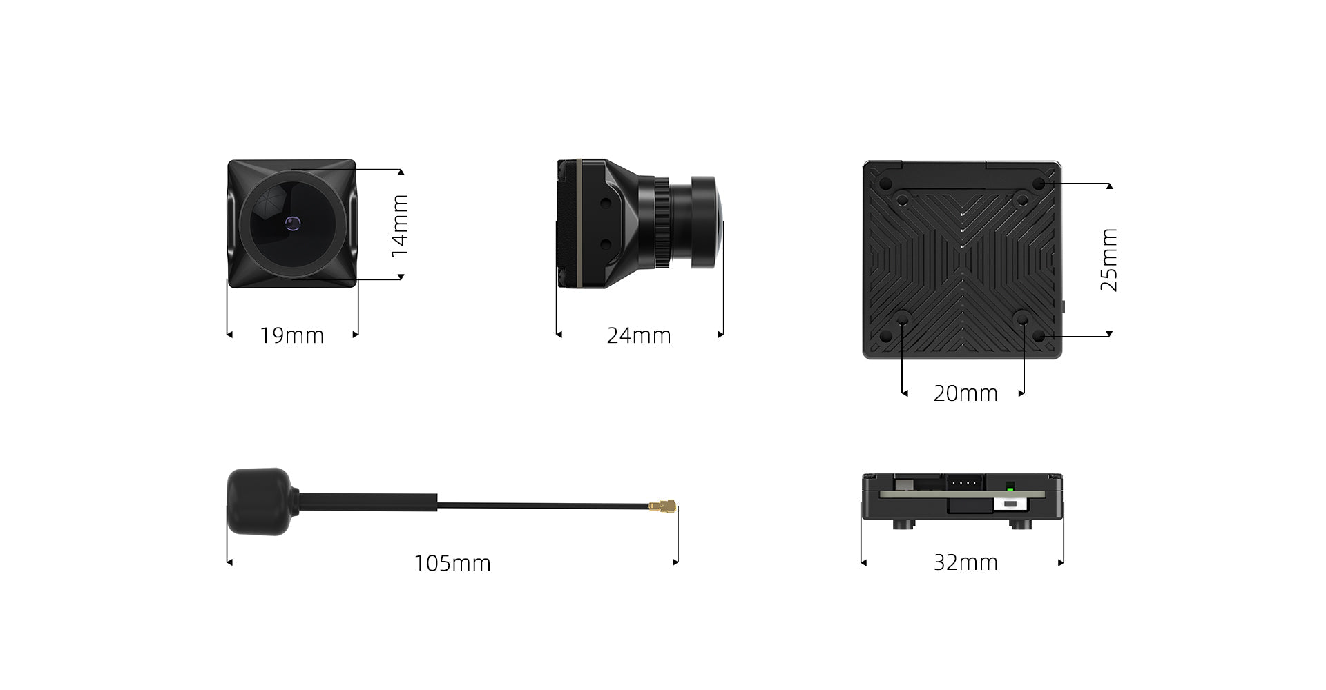 the quality of the antenna is upgraded, and the working performance of the whole frequency band is more