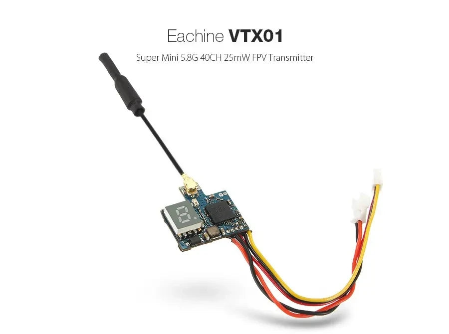 AKK VX171 VTX, Eachine VTXO1 Super Mini 5.86 4OCH 25mW FP