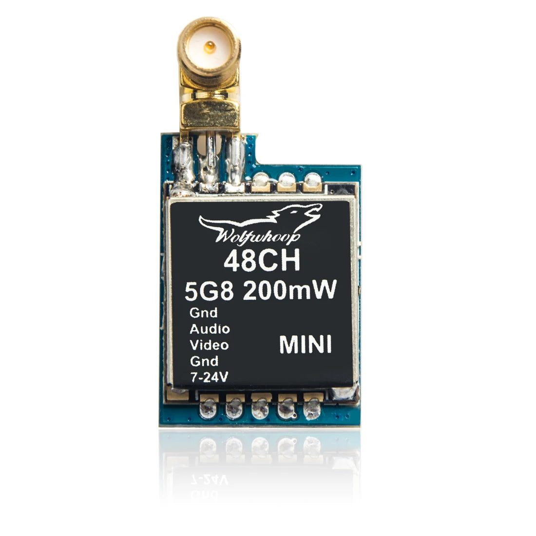AKK 5823S VTX, Wolfwhoop 48CH 568 200mw Gnd Audio Video MINI Gnd 7