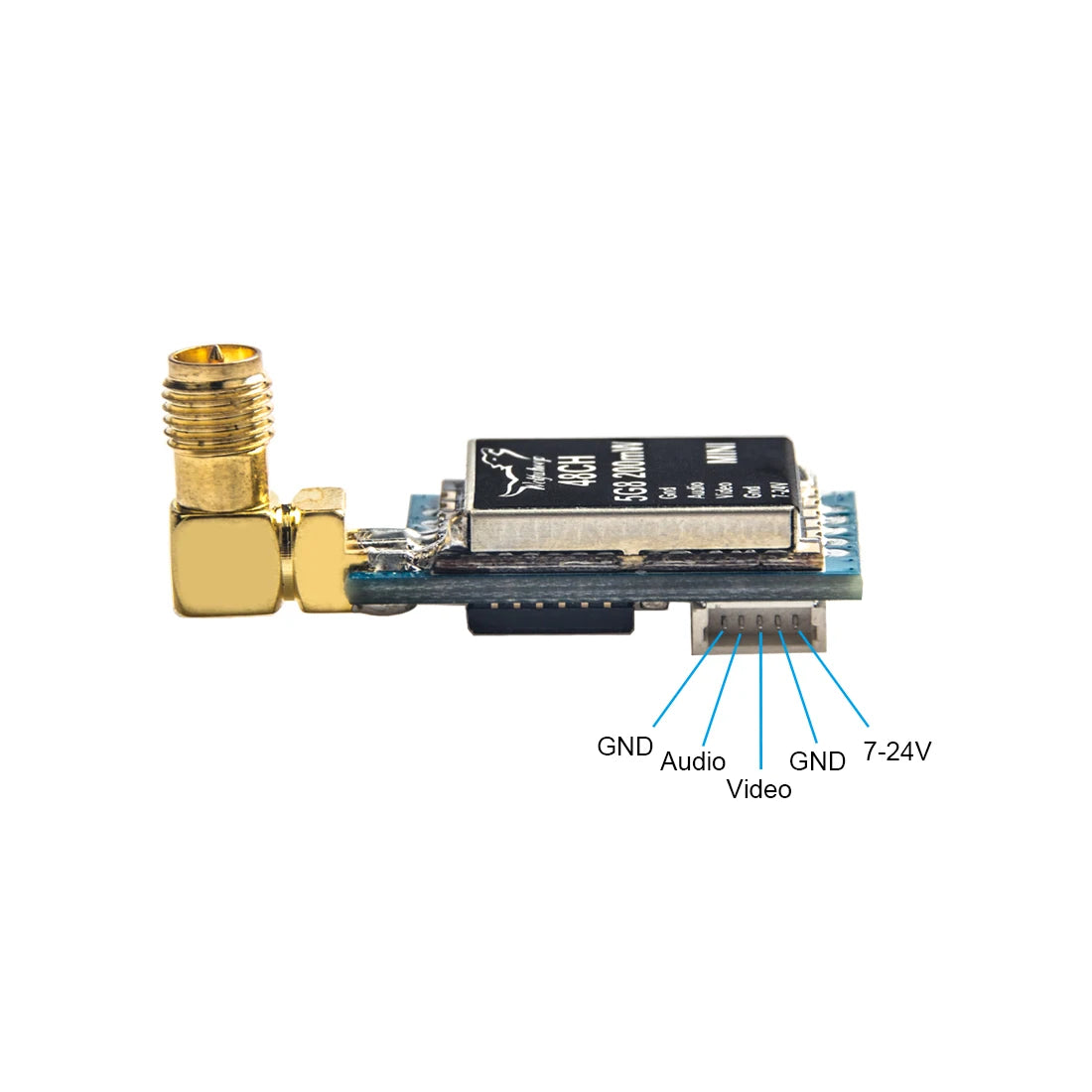 AKK 5823S VTX, akk is a FPV transmitter for airplanes .