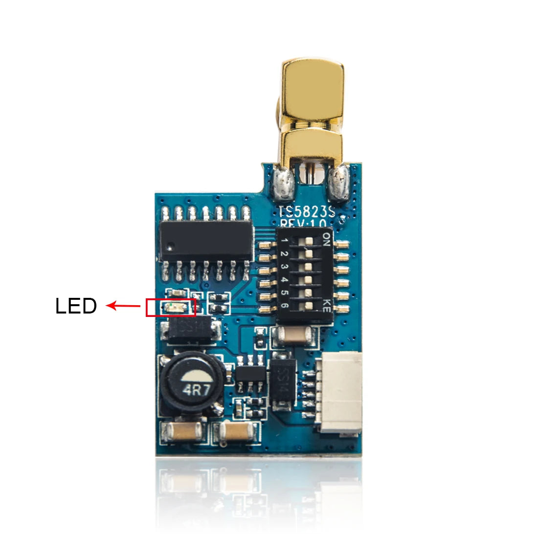AKK 5823S VTX, akk is a FPV transmitter for airplanes .