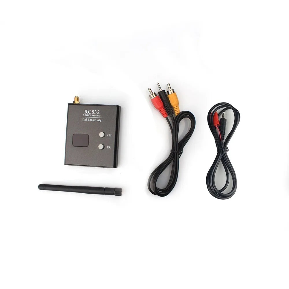 AKK RC832 FPV Receiver, Double-screen display for channels and bands