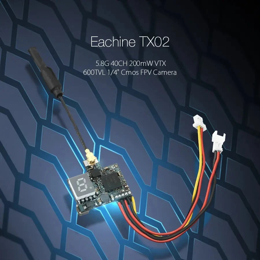 AKK Eachine A10 VTX, Eachine TXO2 5.86 4OCH 20OmW VTX 6