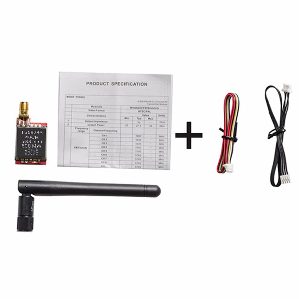 AKK TS5823L/TS5828L VTX, PRoduct specification TS58285 sG8Cini + 600 