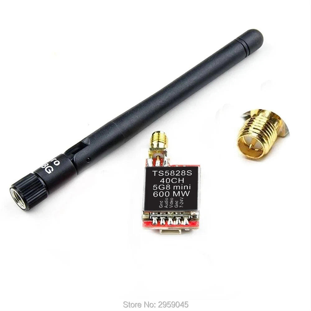AKK TS5823L/TS5828L VTX, Specification: Output Impedance: 50 Ohm Video Format: NTSC/