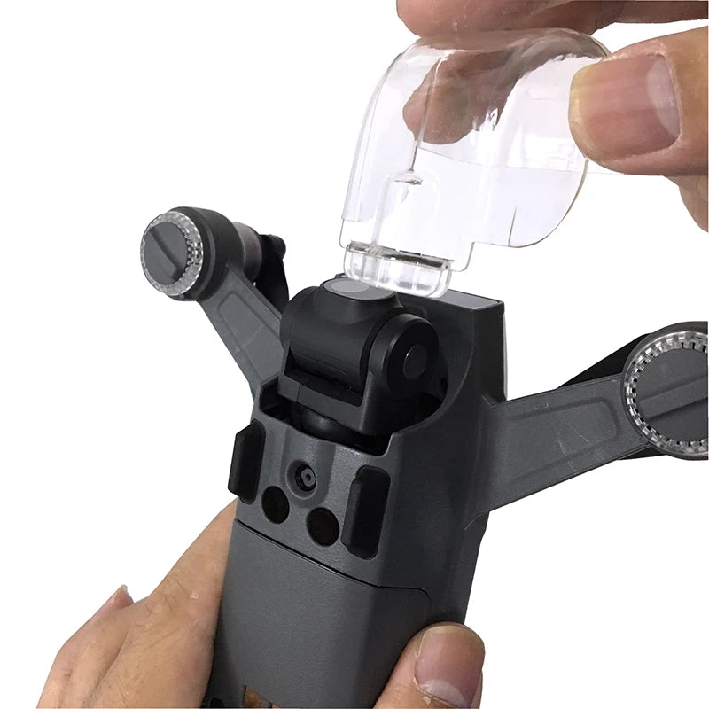 غطاء عدسة واقي للكاميرا لطائرة DJI Spark Drone - أجزاء غطاء مقاومة للغبار ونظام استشعار أمامي ثلاثي الأبعاد 7 the lens cap must be removed before take off, Package include: 1* Camera cap, (