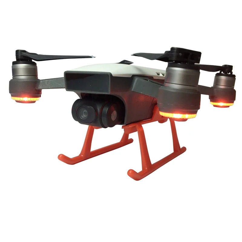 Landing Gear for DJI Spark Drone, to increase the height between the fuselage and the ground by about 3.0cm .