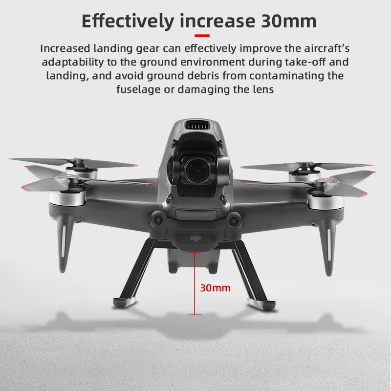 Quick Release Landing Gear, Increased landing gear can effectively improve the aircraft's adaptability to the ground environment during take