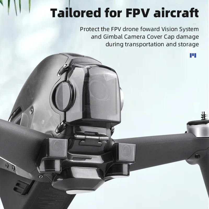Quick-Release Lens Cap For DJI FPV Combo Drone, Protect the FPV drone foward Vision System and Gimbal Camera Cover Cap damage during