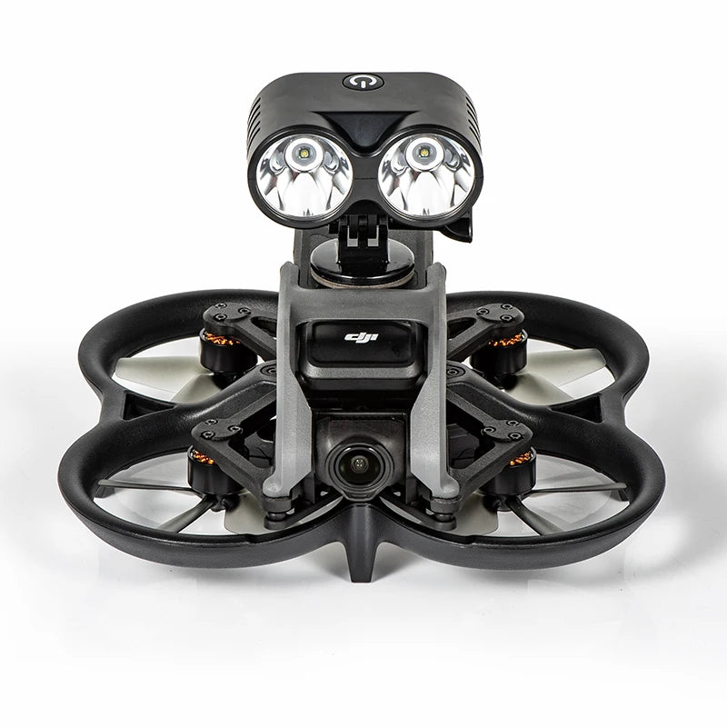 ضوء البحث لـ DJI Avata - ملحق ضوء الطيران الليلي ضوء المصباح الكشاف Avata FPV ملحقات الطائرة بدون طيار 9 Search Light For DJI Avata, light weight compact net weight only 50G, does not increase the fuselage load . does