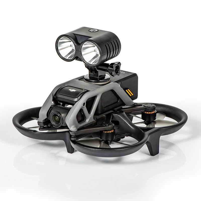 ضوء البحث لـ DJI Avata - ملحق ضوء الطيران الليلي ضوء المصباح الكشاف Avata FPV ملحقات الطائرة بدون طيار 11 Search Light For DJI Avata, light weight compact net weight only 50G, does not increase the fuselage load . does