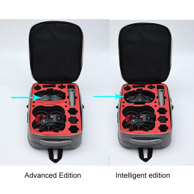 حقيبة ظهر DJI Avata - حقيبة تخزين نظارات الطيران لحقيبة تخزين التحكم عن بعد DJI Avata 16 For DJI Avata Backpack, Advanced Edition Intelligent edition