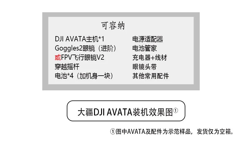 حقيبة ظهر DJI Avata - حقيبة تخزين نظارات الطيران لحقيبة تخزين التحكم عن بعد DJI Avata 17 For DJI Avata Backpack, @E5 EFPV KiSiIzV2 TEa+s+