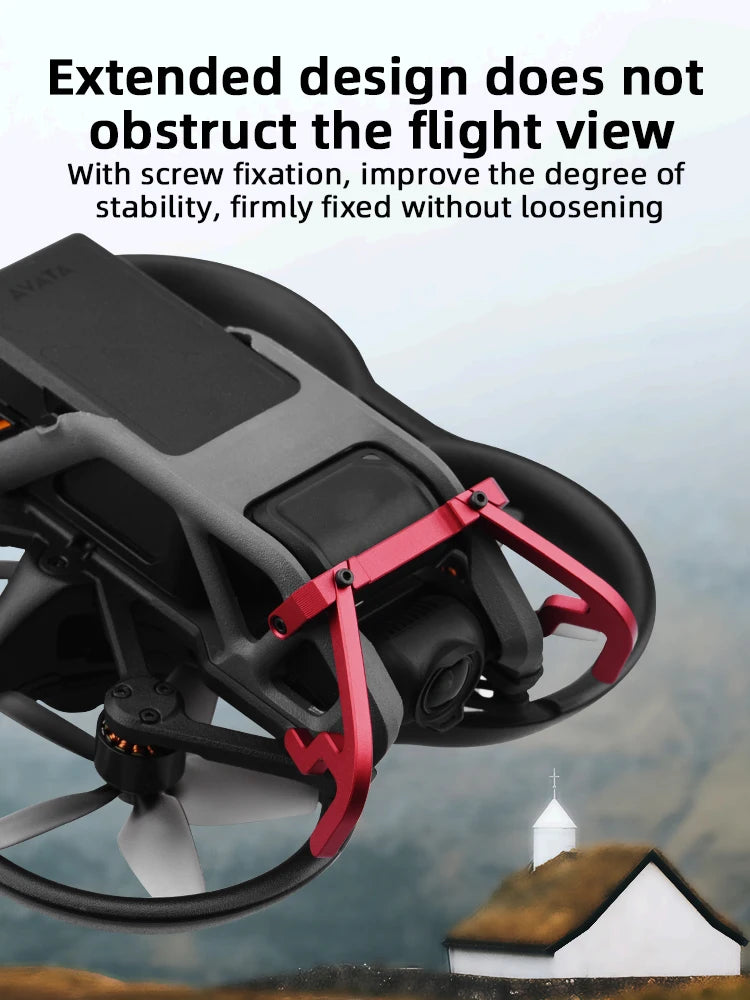 Gimbal Camera Anti-collision Bar for DJI Avata Combo Drone, extended design does not obstruct the flight view_ With screw fixation, improve the
