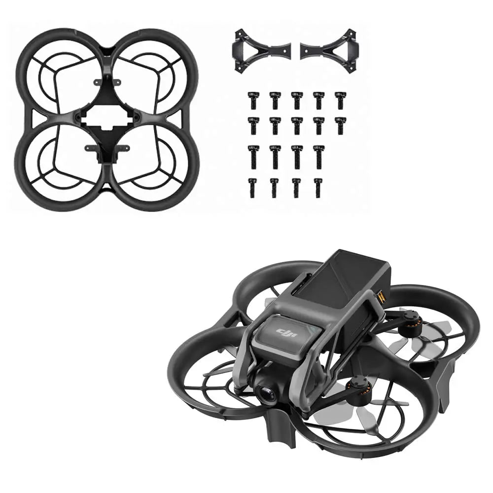 لمجموعة ملحقات حماية المروحة DJI Avata - كومبو Gimbal حامي غطاء المحرك غطاء حماية العدسة دعامة حماية البطارية 73 For DJI Avata Propeller, dji avata accessoires size : 5*4*1 Weight