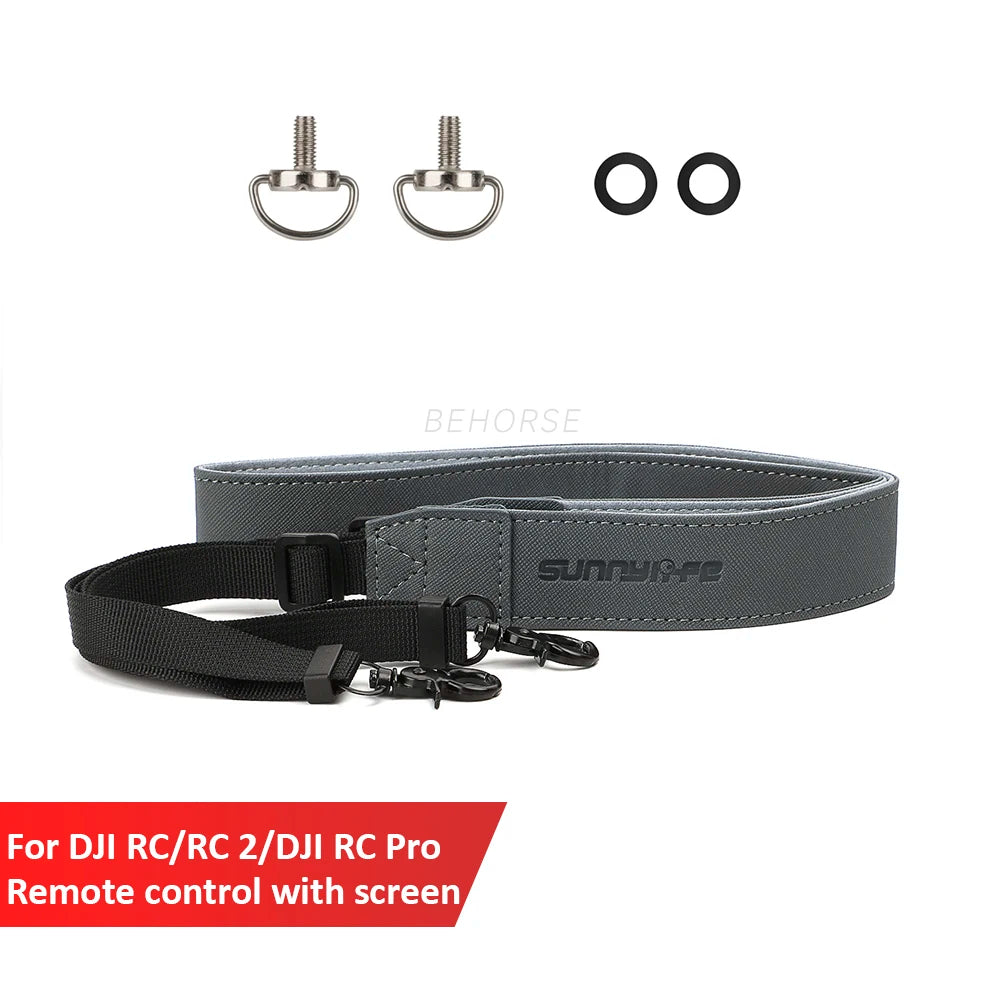 حبل قصير لوحدة التحكم الذكية DJI RC/RC 2/RC Pro/Smart - حزام رقبة قابل للتعديل لـ Mini 3 Pro/Air 2/Air 2S/Mavic 3 Pro/Air 3/Mini 4 Pro 14 Lanyard For DJI RC/RC 2/RC Pro/Smart Controller, Lanyard For DJI RC/RC