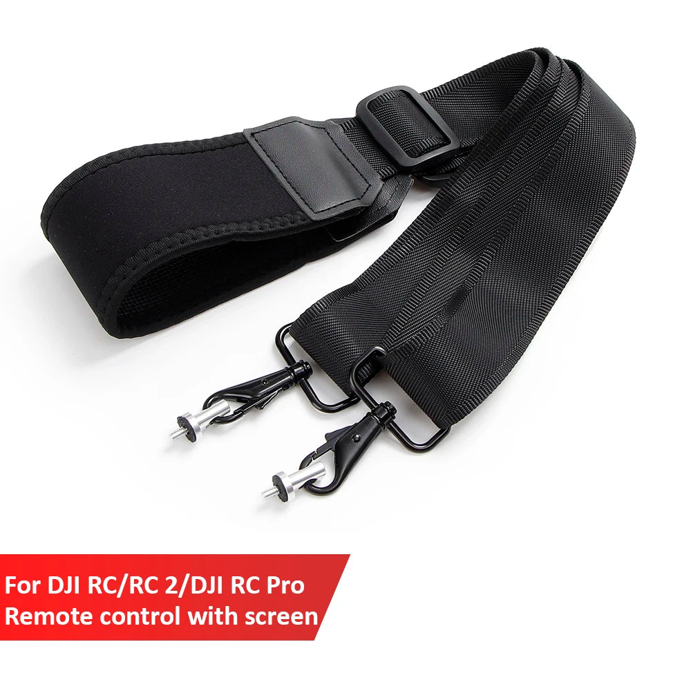 حبل قصير لوحدة التحكم الذكية DJI RC/RC 2/RC Pro/Smart - حزام رقبة قابل للتعديل لـ Mini 3 Pro/Air 2/Air 2S/Mavic 3 Pro/Air 3/Mini 4 Pro 22 Lanyard For DJI RC/RC 2/RC Pro/Smart Controller, RC/RC 2/DJI RC Pro Remote control with screen .