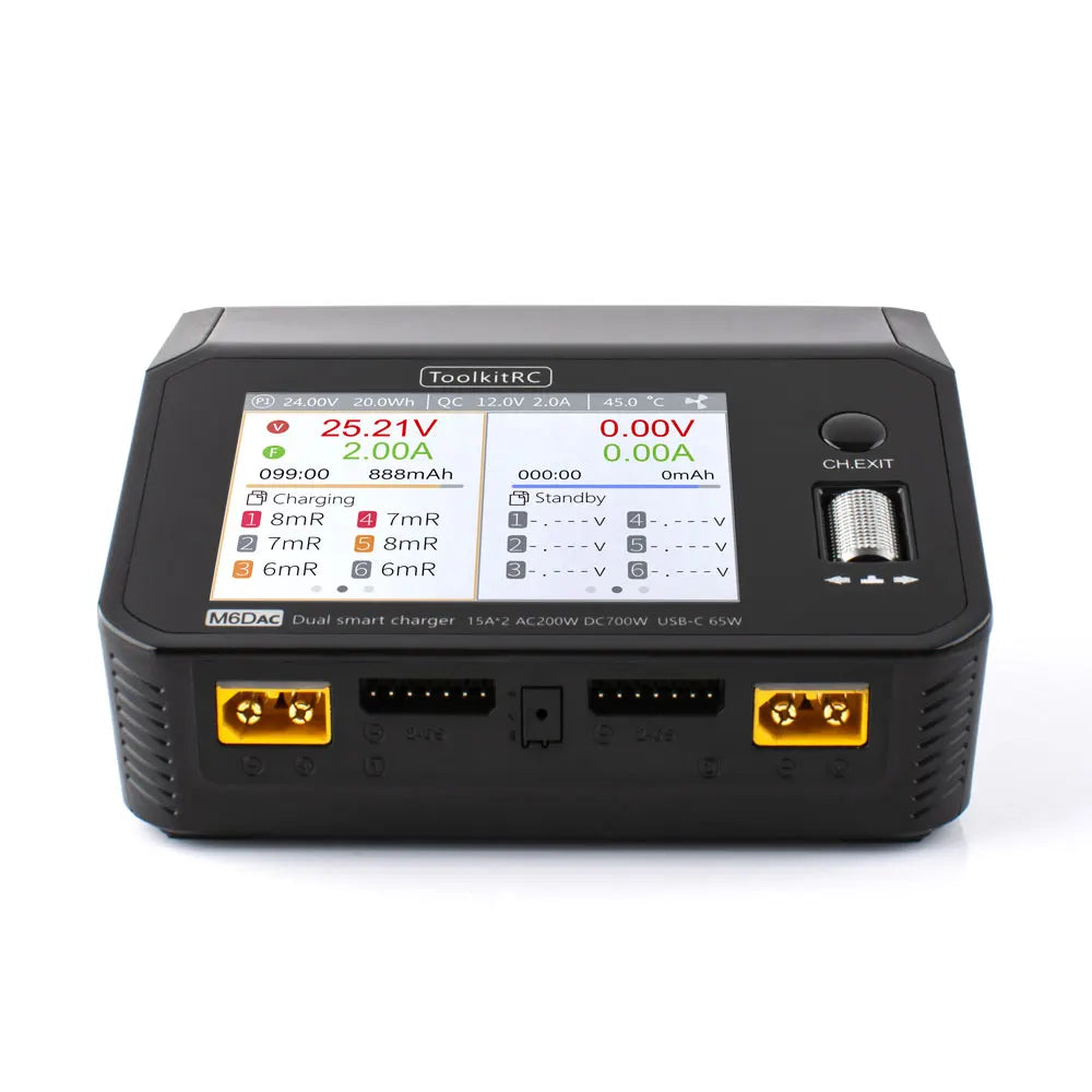 ToolkitRC M6DAC Charger, MGDA Dual smant chargei 154*? Aczoow D
