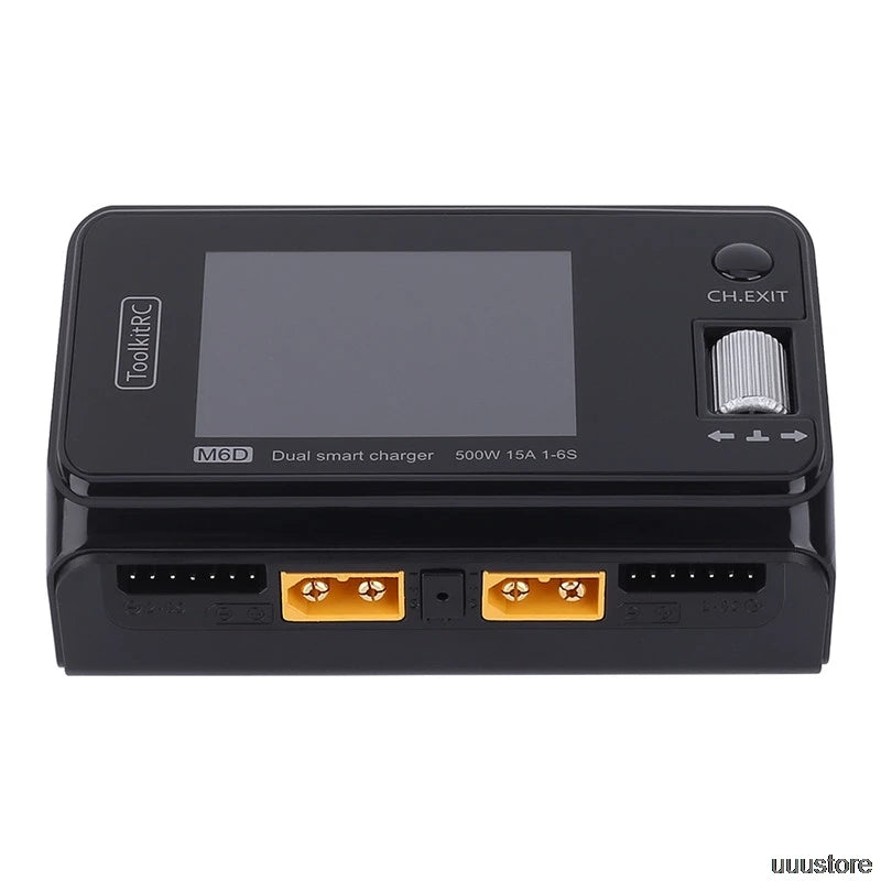 ToolkitRC M6D Charger, CH.ExIT 3 M6D Dual smart charger soov 1SA 1-6s
