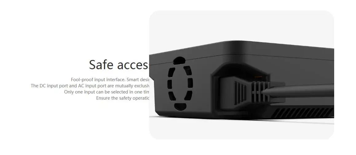 ISDT K1 Charger, Ensure the safety operatic Only the DC input port and AC input port are mutually exclusive