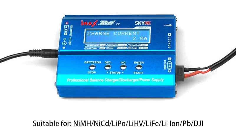 Skyrc iMax B6 V2 Charger, EnueR @ STOP STaTU8 START Prolesslonal Balance C