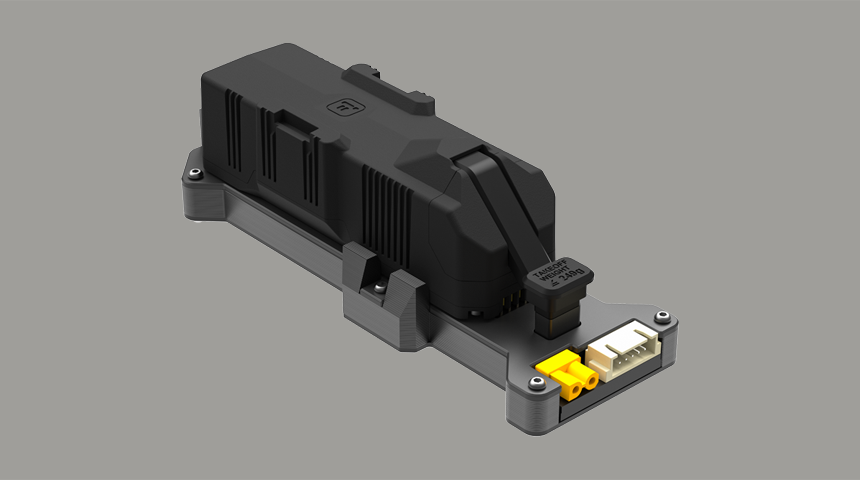the Defender 25 comes with a stock 4S 550mAh