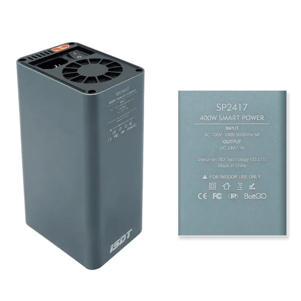 ISDT SP2417 - 400W/SP2433 800W طاقة تحكم ذكية مع شحن USB LED لموديلات RC بطارية الطائرة بدون طيار 13 O1CN01gLW7Uz1U4YSLuIYDW_!!206122464