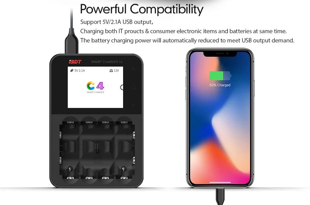 ISDT C4 EVO Smart Battery Charger, ISDT C4 EVO Smart Battery Charge