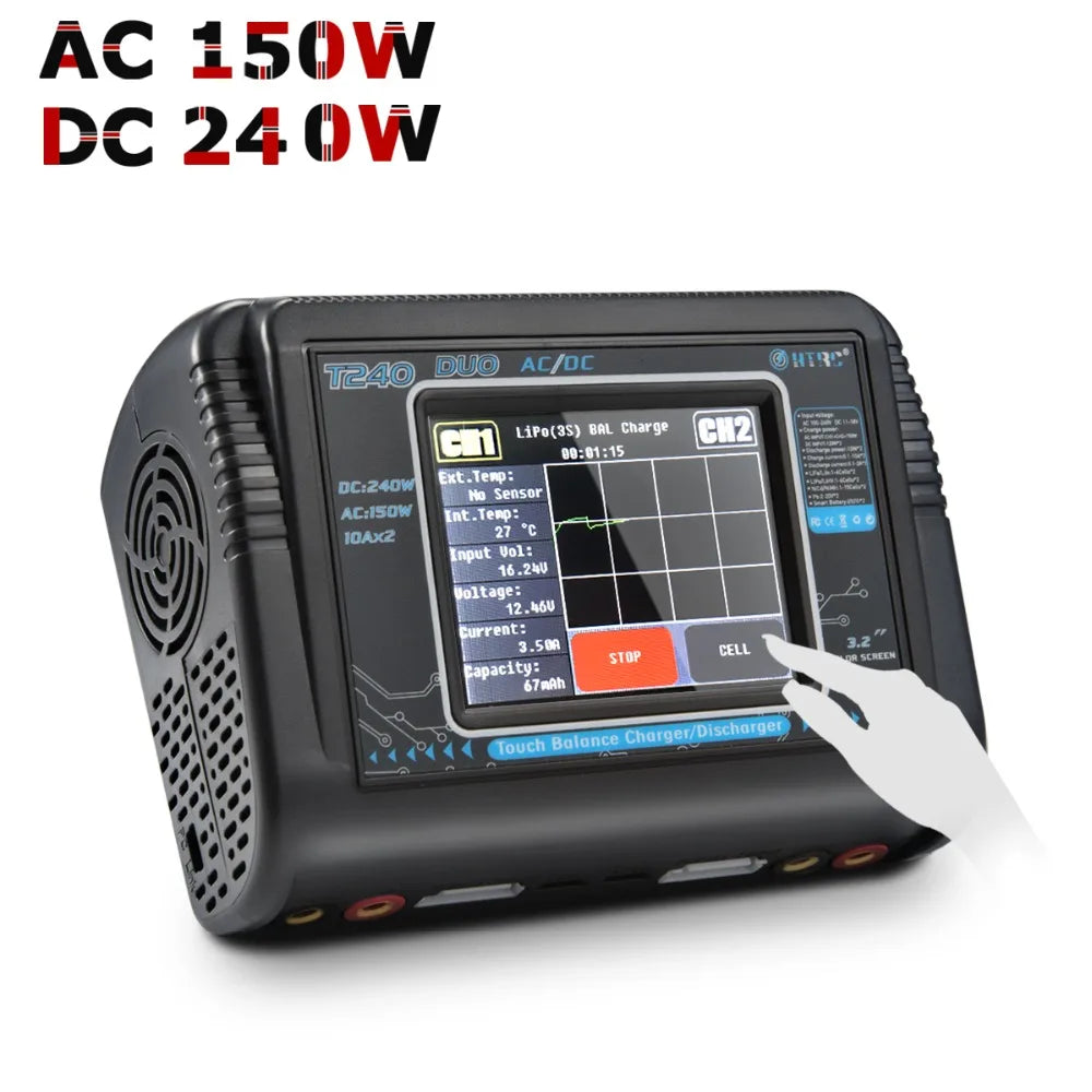 HTRC T400/T240/T150 Lipo Charger, HTRC T400/T240/
