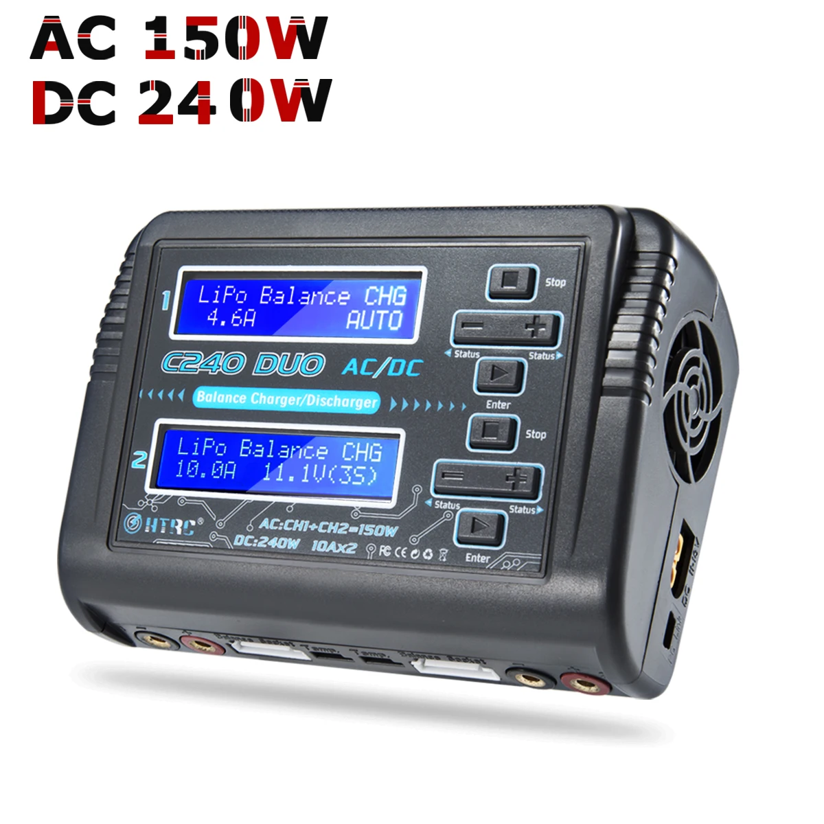 HTRC T240 Duo Lipo Charger, HTRC T240 Duo Lipo