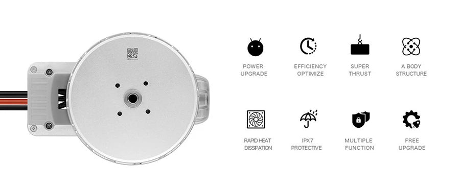 Hobbywing X9 MAX Power system - 9626 100KV motor D45mm 15kg for 20L 25L Multirotor Agriculture Spraying Drone 35 Hobbywing X9 MAX Power system - 9626 100KV motor, Hobbywing X9 MAX Power system, RAPD HEAT IPX7 MULTIPLE freE DSSPATION