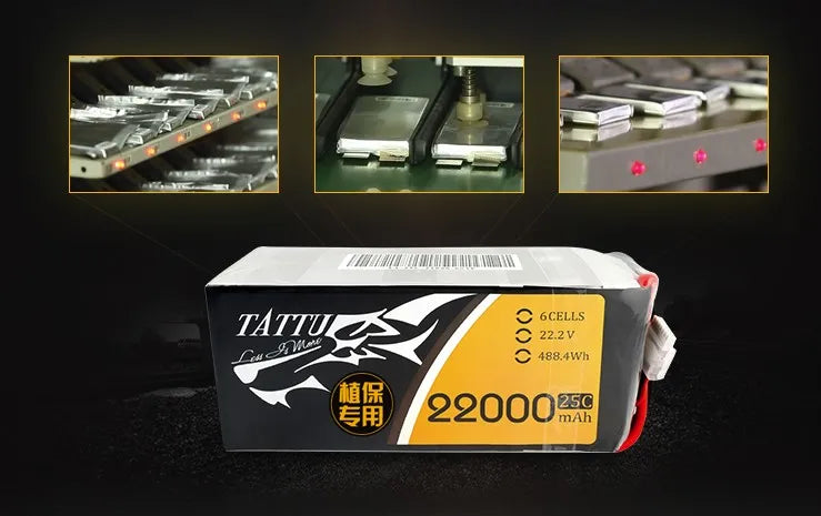 6CELLS TATTUA 22.2V S1 488.+Wh Mr