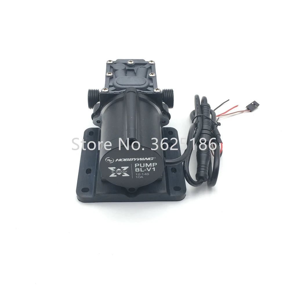 Hobbywing 8L Brushless Water Pump, 8L Brushless Water Pump SPECIFICATIONS Wheelbase : Bottom Plate Use