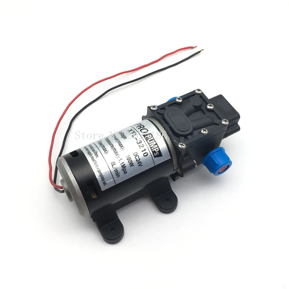 Drone Spray System, a flat, no water is low, need to discharge the air in the pump before take