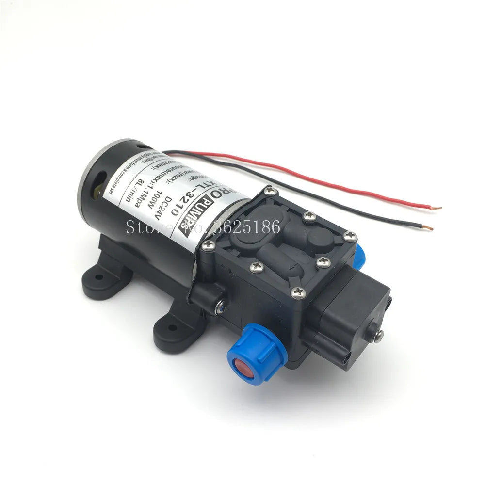 Drone Spray System, a flat, no water is low, need to discharge the air in the pump before take