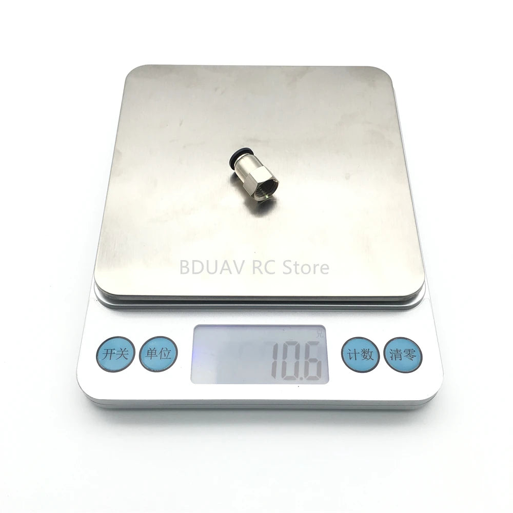 20pcs 8mm 12mm Flow Meter Outlet Fittings/Gas