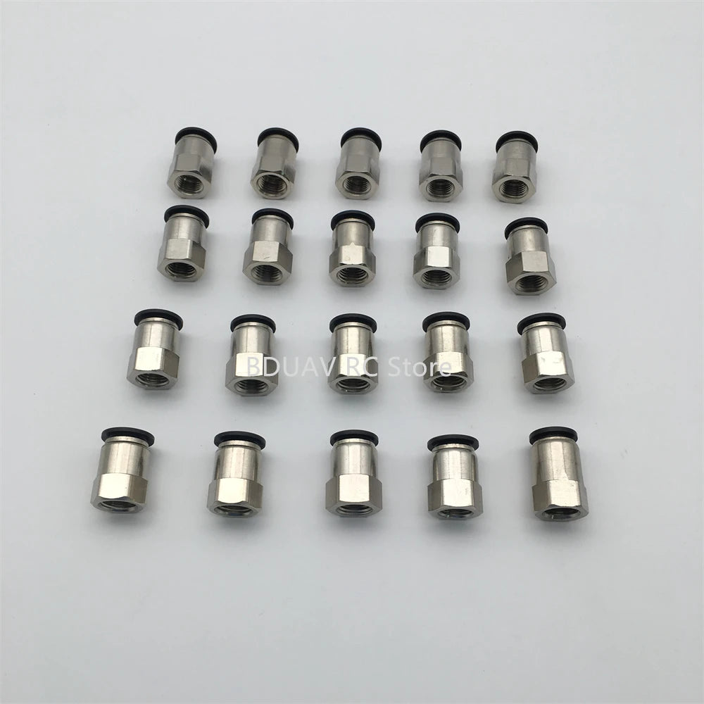 20pcs 8mm 12mm Flow Meter Outlet Fittings/Gas