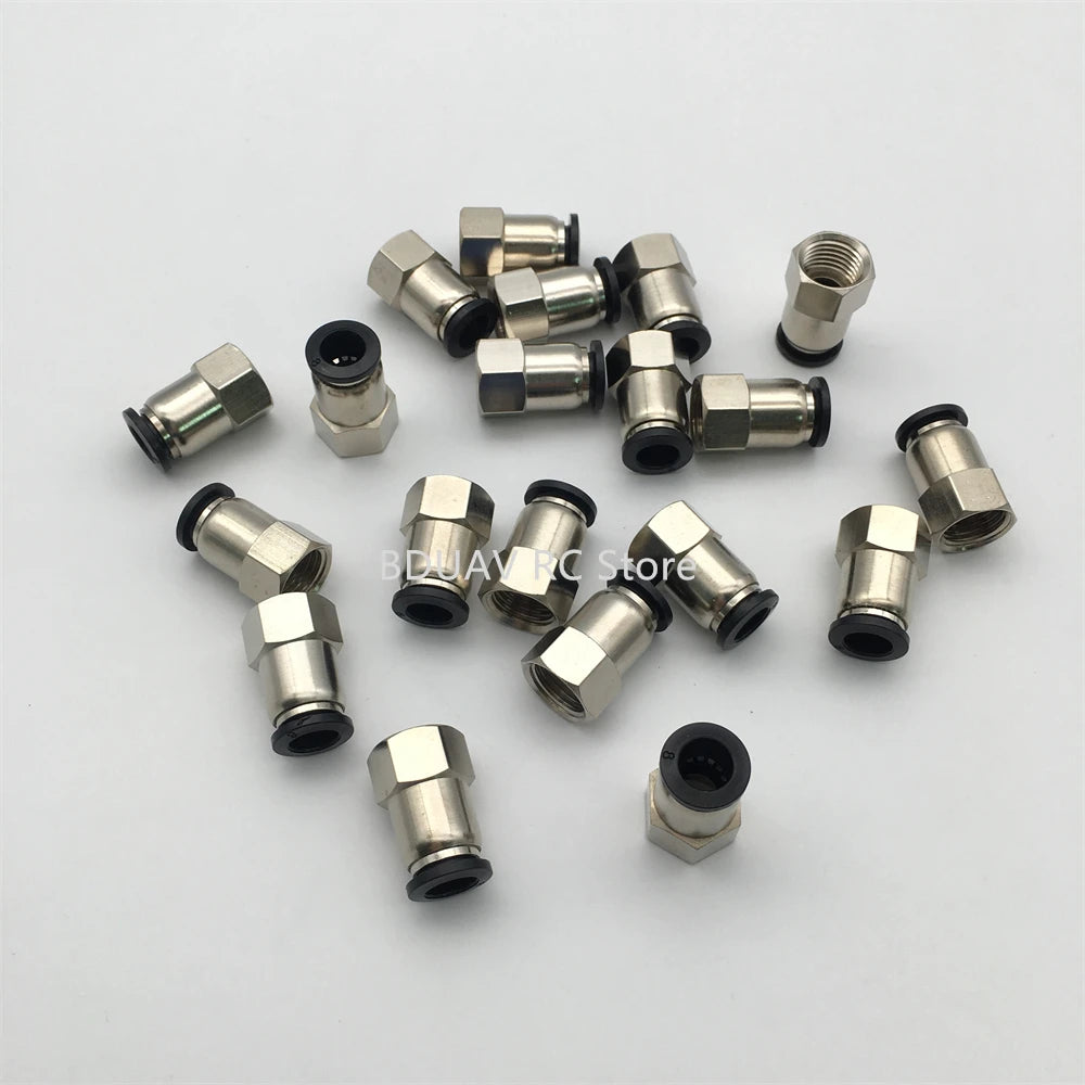 20pcs 8mm 12mm Flow Meter Outlet Fittings/Gas