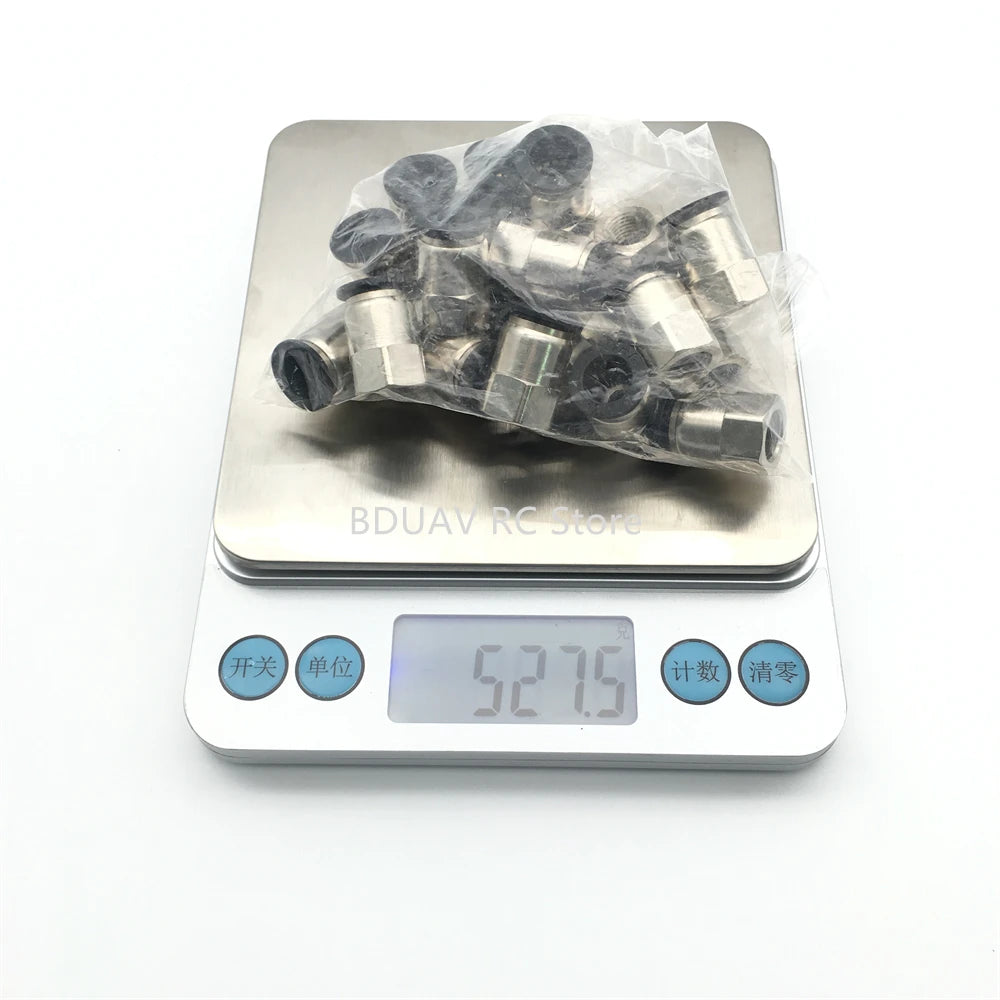20pcs 8mm 12mm Flow Meter Outlet Fittings/Gas