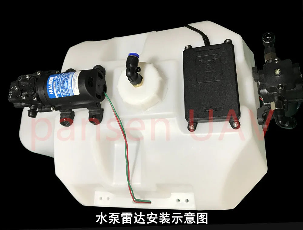 2,Water pump mounting holes on the back and bottom,support 2 types of installation
