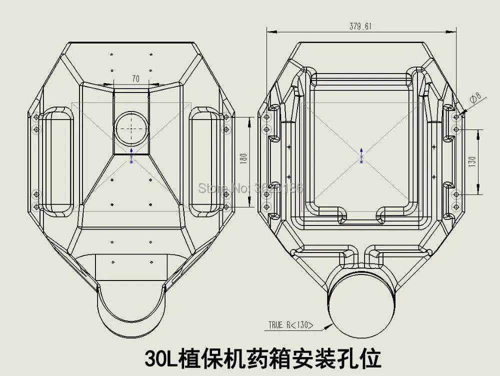30L 30kg Water Tank For agricultural spray