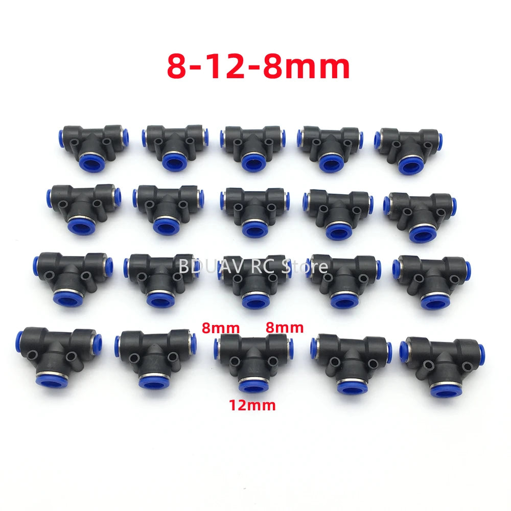 T-Type Air Tube Quick Connector SPECIFICATIONS Wheelbase : Screw