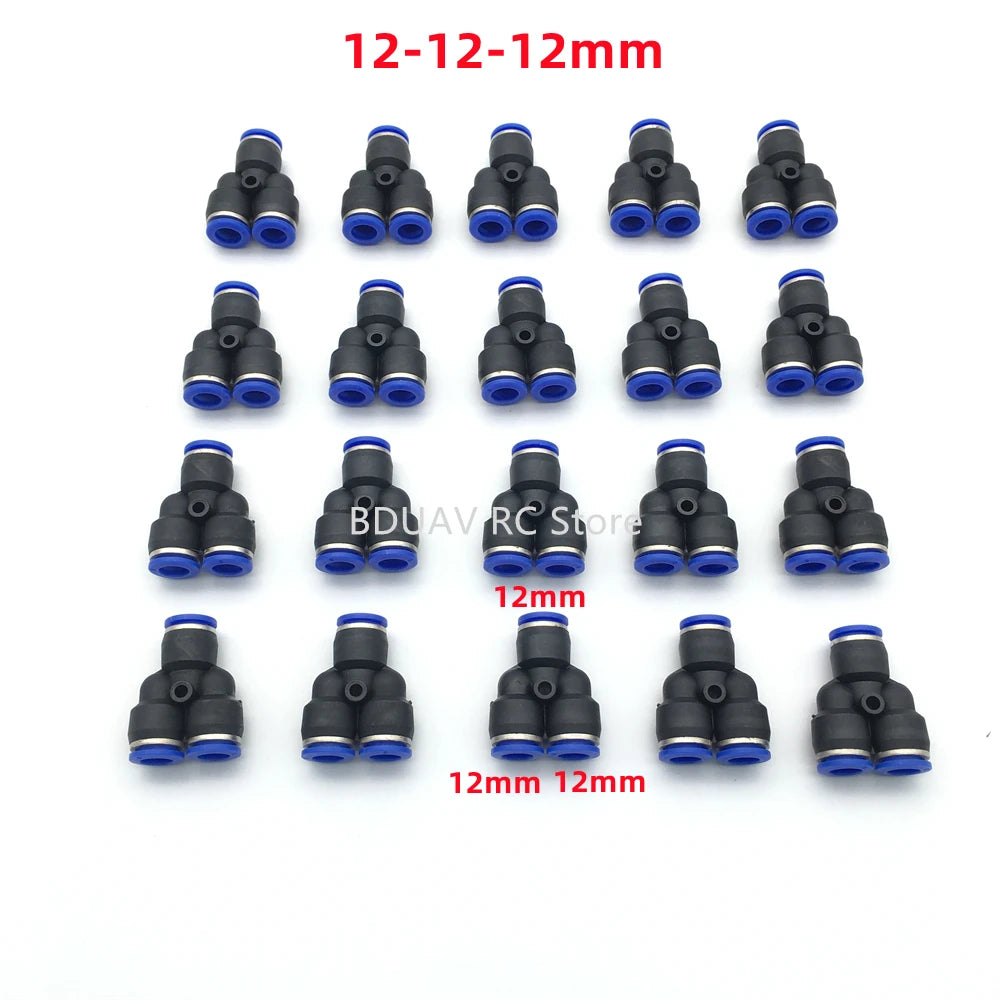 Y-type Trachea Quick Connector, 12-12-12mm 12mm BDUAV RC Store 12mm 12