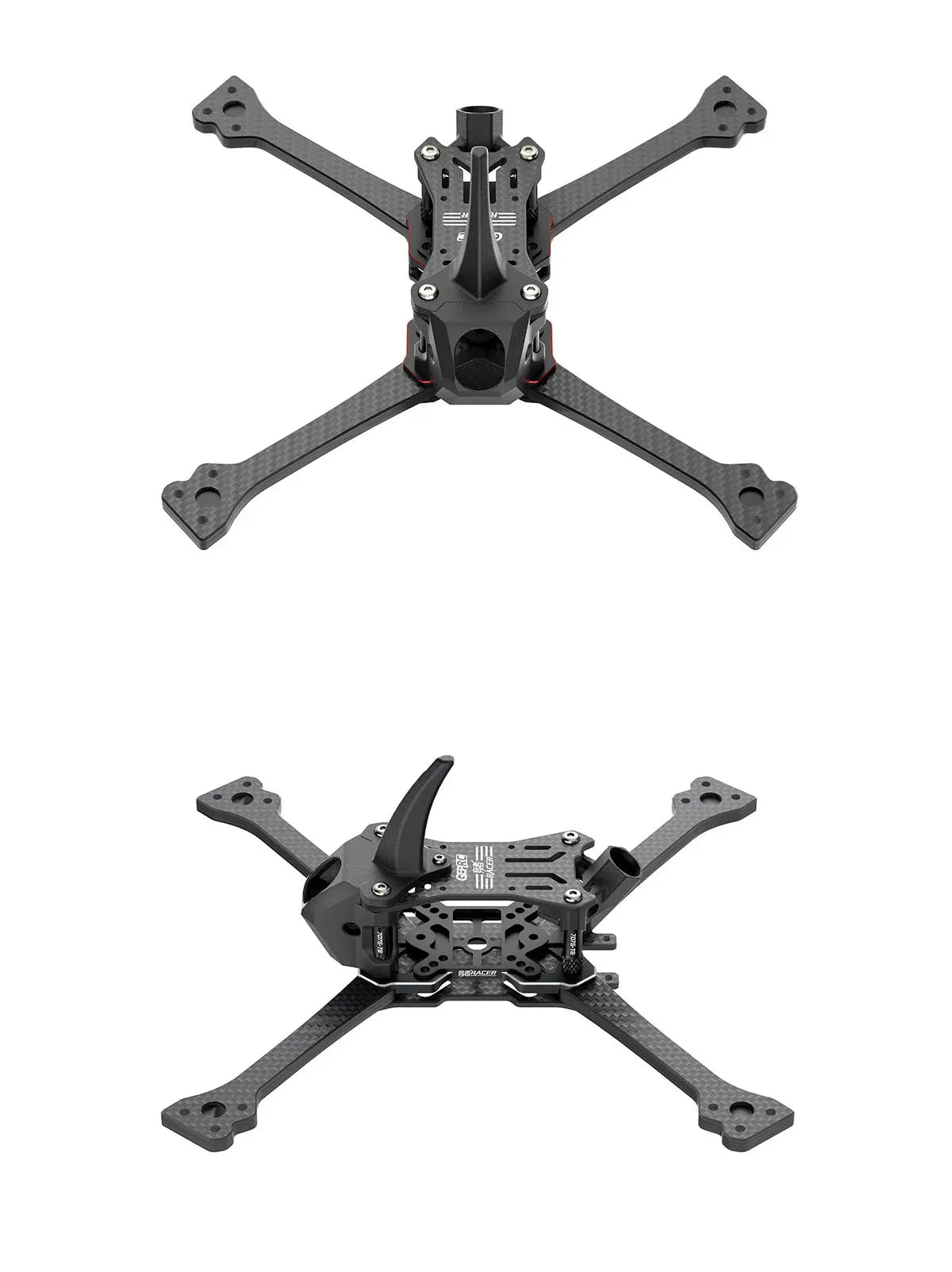 GEPRC Racer Frame Parts - Racing Frame 3D Shark Fin 7075 Aviation