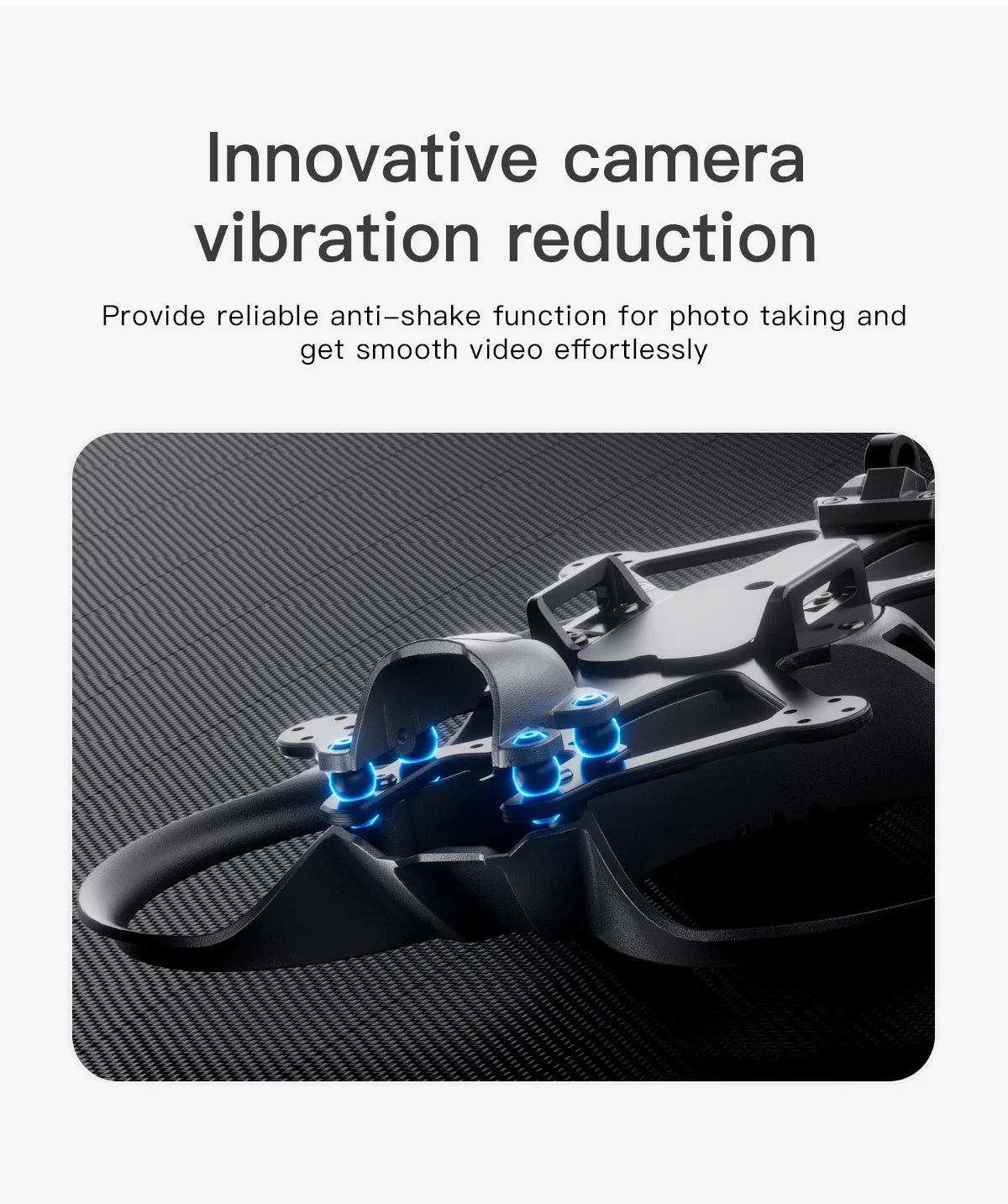 أجزاء إطار GEPRC GEP-CT25 - مناسبة Cinebot25 S 2.5 بوصة استبدال جزء الإصلاح حقن مصبوب RC DIY FPV Freestyle Drone 6 GEPRC GEP-CT25 Frame Parts, Innovative camera vibration reduction Provide reliable anti-shake function for photo taking and smooth video effortlessly
