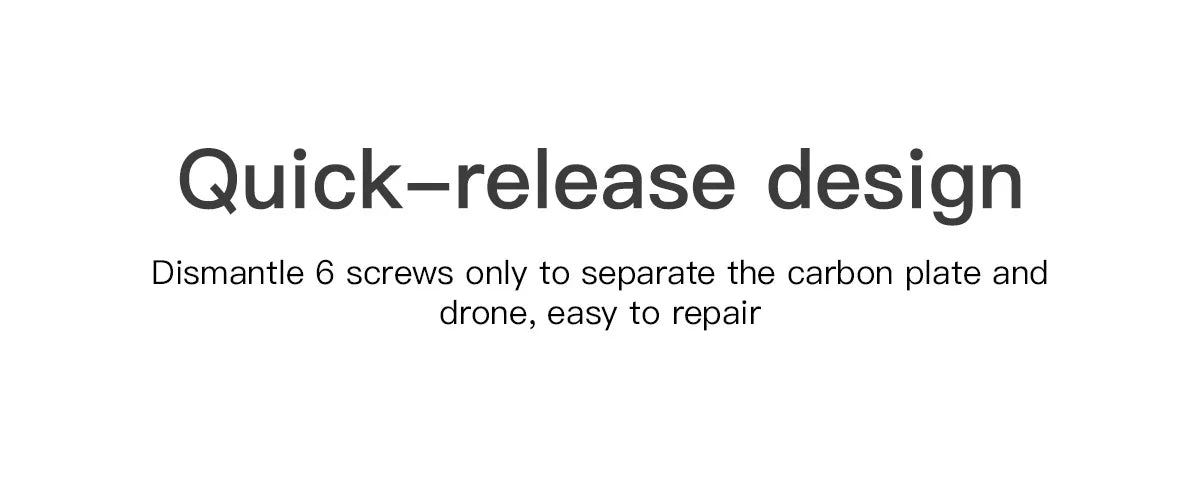 أجزاء إطار GEPRC GEP-CT25 - مناسبة Cinebot25 S 2.5 بوصة استبدال جزء الإصلاح حقن مصبوب RC DIY FPV Freestyle Drone 9 GEPRC GEP-CT25 Frame Parts, Quick-release design Dismantle 6 screws only to separate the carbon plate and drone