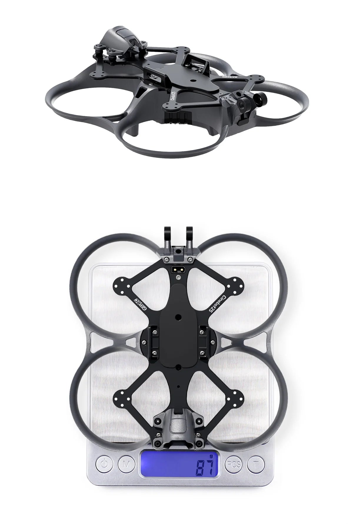 أجزاء إطار GEPRC GEP-CT25 - مناسبة Cinebot25 S 2.5 بوصة استبدال جزء الإصلاح حقن مصبوب RC DIY FPV Freestyle Drone 15 GEPRC GEP-CT25 Frame Parts, Adopting exposed design for receiver antenna