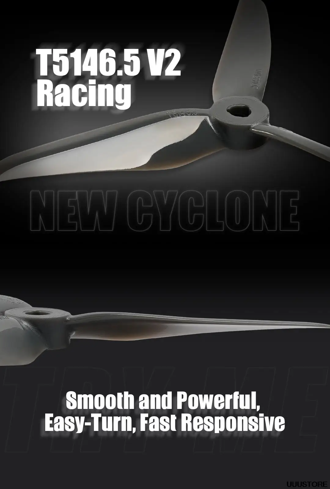 24PCS Foxeer DALPROP New Cyclone T5146.5 V2 Freestyle Props Racing 5inch Propellers 5MM POPO for RC FPV Racing drone 8