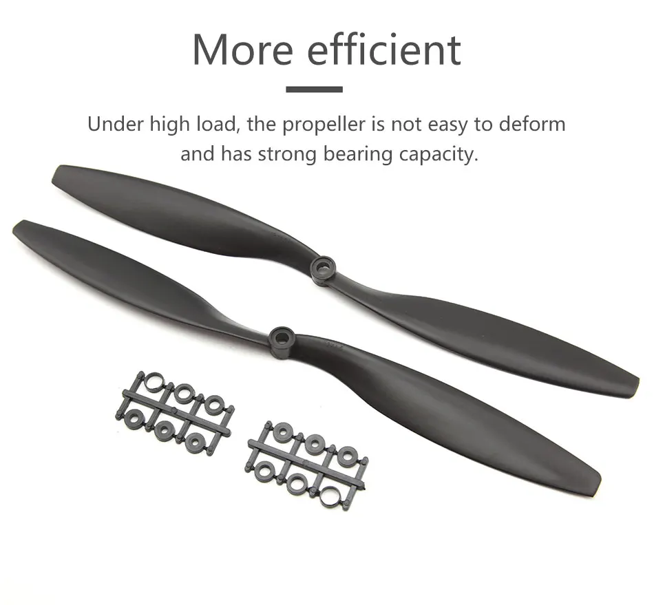 Hot New Arrival 1pair Gemfan Carbon Nylon CW/CCW Propeller - Blades Prop for RC Quadcopter 8038 8045 1045 1147 1238 1245 1447 8