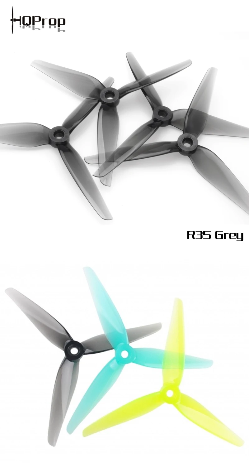 4/10Pairs HQProp R35 Racing35 Propeller - CW/CCW 5.1inch 3-blade PC Props For RC FPV Freestyle Racing Drone Quadcopter Parts 15